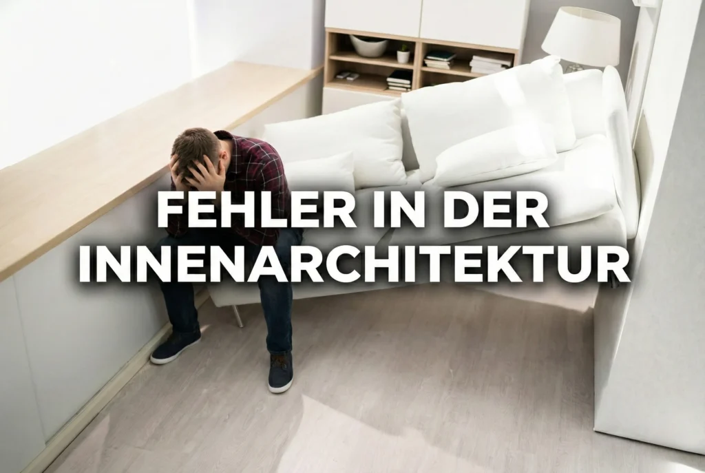 Fehler in der Innenarchitektur durch falsche Raumplanung und unzureichende Nutzungskonzepte